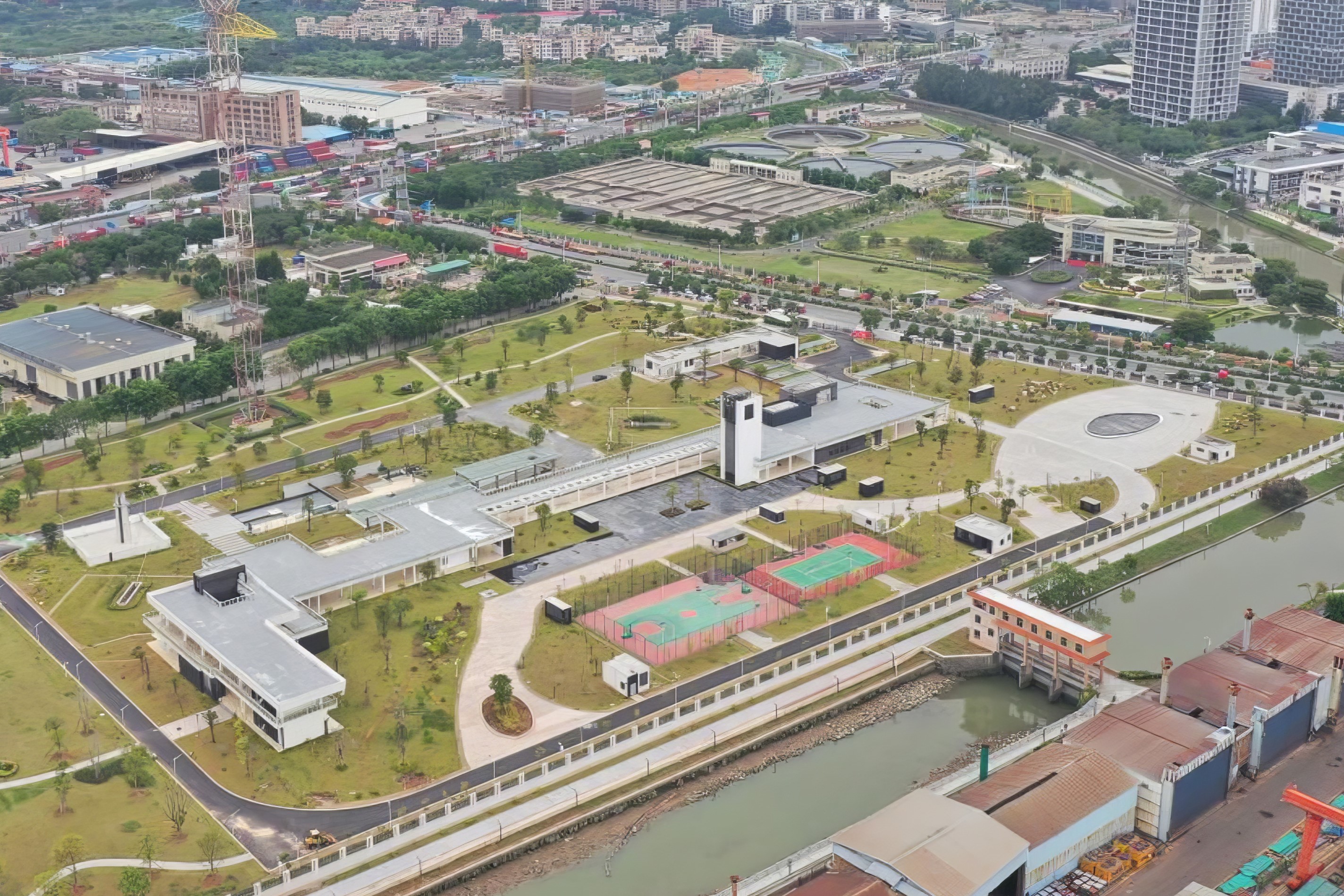 广州大沙地净水厂污泥干化项目 广州大沙地净水厂污泥干化项目